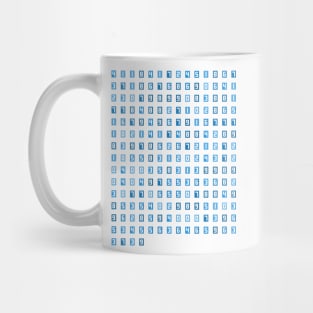 200 digit prime numbers (cyan rectangles) Mug